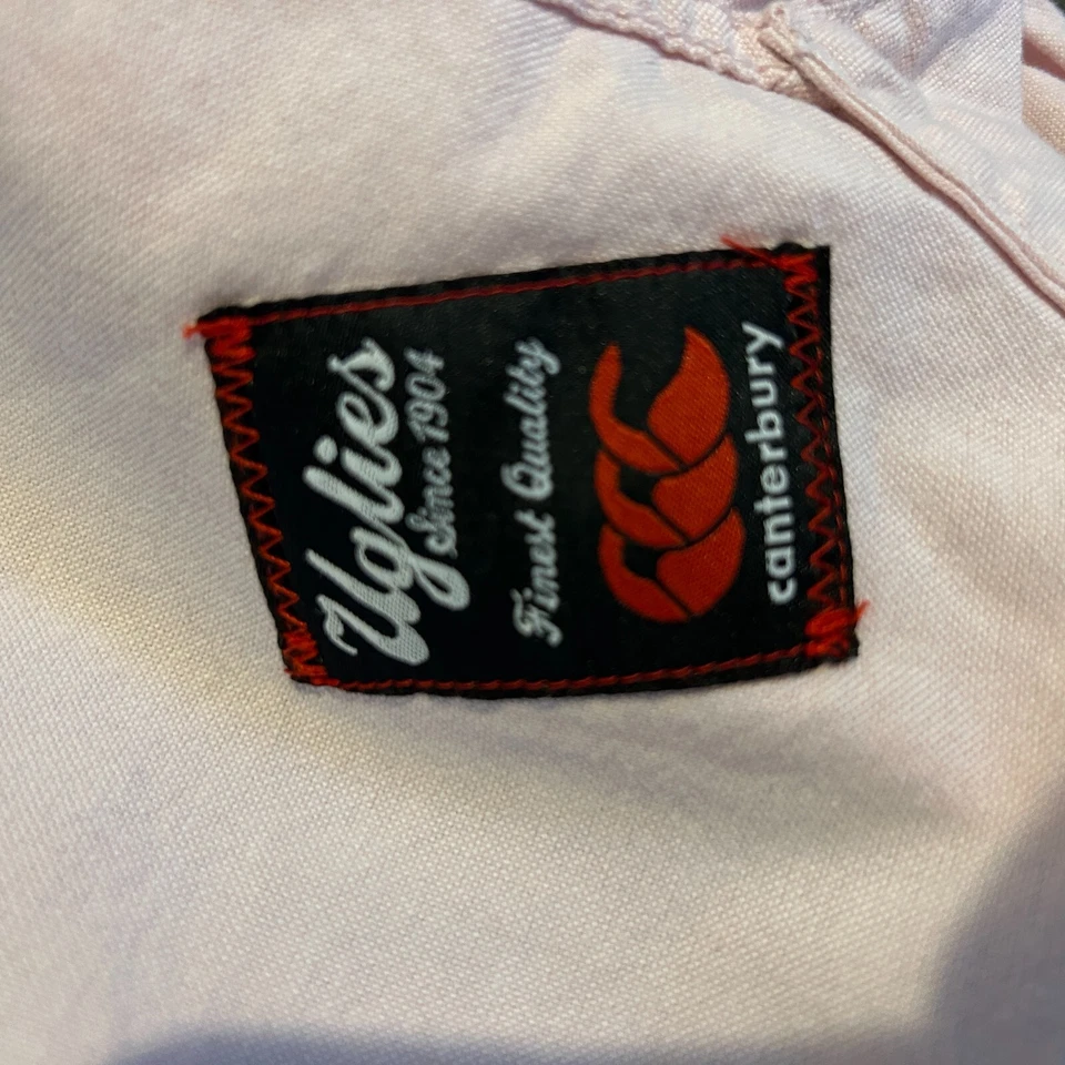 Canterbury Uglies LARGE Pink Button Down Shirt Long Sleeve Mens - Image 4 of 4