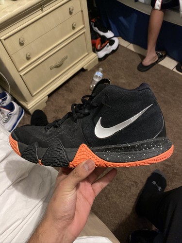 kyrie 4 silver orange