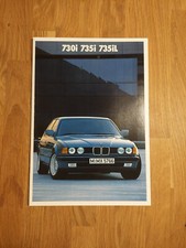 BMW E32 7er Limousine 730i 735i 735iL Prospekt 1986