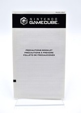 Nintendo Gamecube Health And Safety Precautions Booklet White