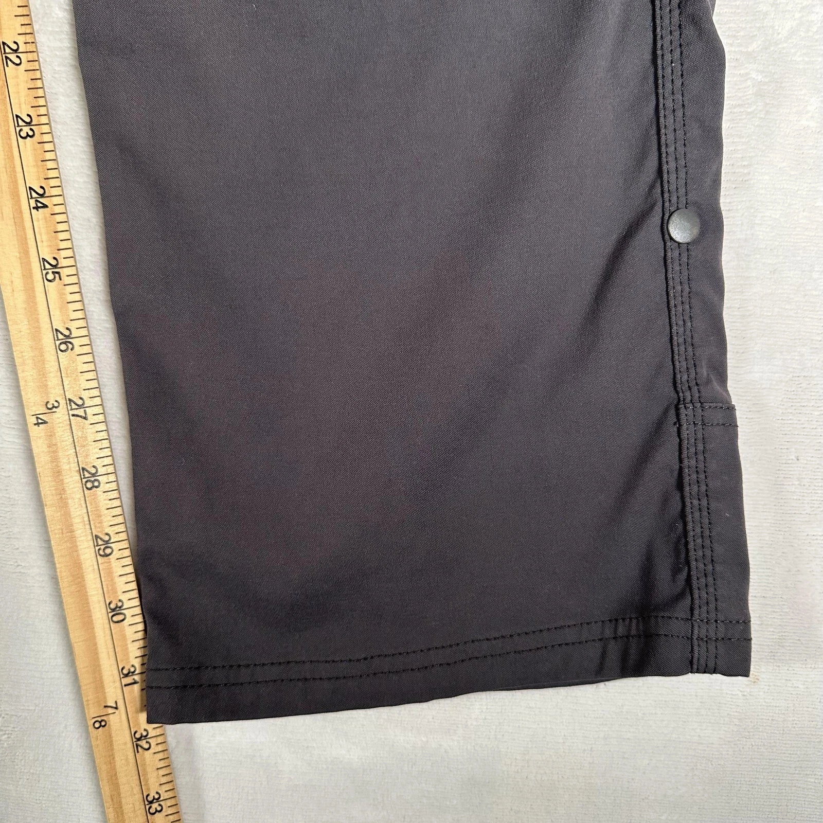 prana straight leg slash pockets adjustable waist pants