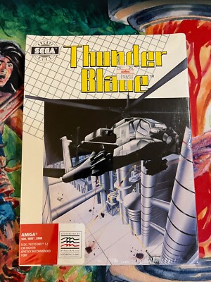 THUNDER BLADE COMMODORE AMIGA BRAND NEW NEW SEALED MINDSCAPE SAW