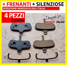 4pz / 2 coppie PASTIGLIE Freni Super-PRESTAZIONI Lunga Durata AVID CODE SRAM