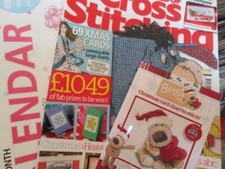 World Of Cross Stitching UK Mag #182 & Boofle Chart & Fizzy Moon Calendar