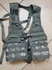 USGI Military Surplus Tactical Fighting Load Carrier FLC Vest MOLLE II ACU MINT