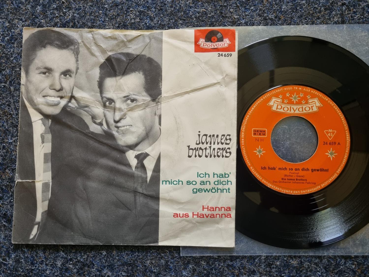 7"" Single Vinyl James Brothers - Ich hab' mich so an dich gewöhnt