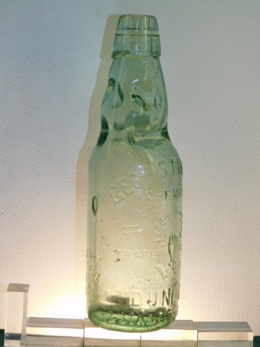 ANTIQUE "PATENT CODD" GEO STIRLING CHEMIST DUNOON OLD MARBLE BOTTLE 1880's - Picture 5 of 15