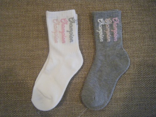 NWOT Big Girls Champion Crew Socks 2 Pair New!