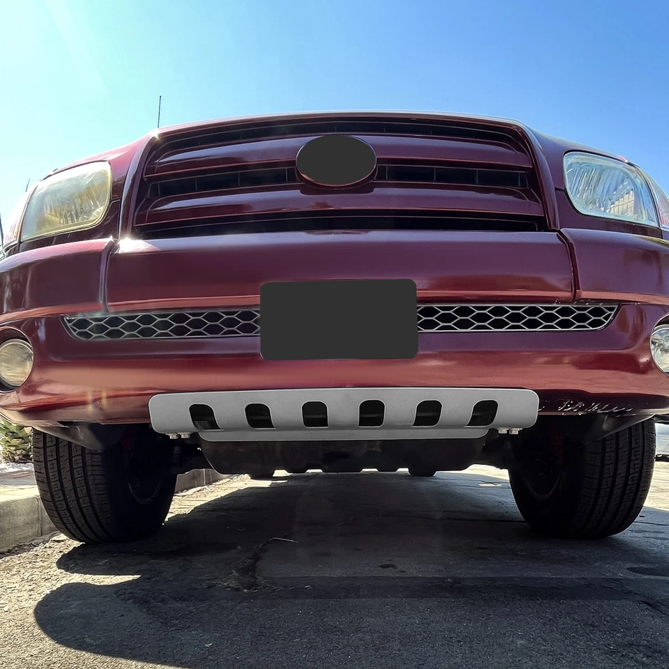 Placa de deslizamiento delantera de aluminio para Toyota Tundra 2003-2006 / Sequoia 2003-2007 Foto 3 de 4