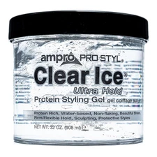 Ampro Pro Styl Clear Ice Styling Gel - Protects and 32 Ounce (Pack of 1) 