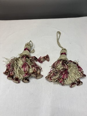 Vintage Pair of Tassels Great For Armoire Keys