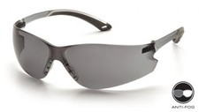Pyramex S5820S Itek Safety Glasses Gray Temples w/Gray Lens 12 Pair 