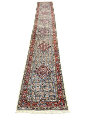 Orientteppich handgeknüpft 500x80 cm Moud Läufer