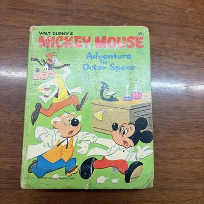 Mickey Mouse Adventures in Outer Space 1968 Walt Disney Whitman Big Little Book