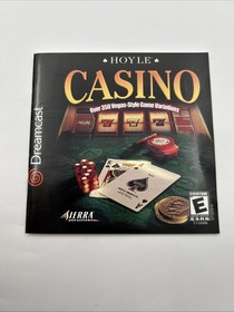 Hoyle Casino (Sega Dreamcast, 2000) CIB Complete w/ Manual & Reg Card