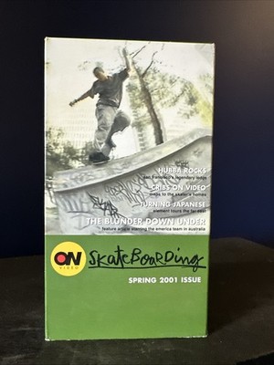 On skateboarding vhs spring 2001 hubba hideout vintage skateboard video