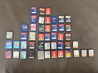 Joblot Of 46 Used SD Camera Cards