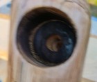 handmade wood pipe smoking tobacco — photo 6