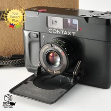 CLA'd 【OPT MINT in Box】CONTAX T Black Rangefinder 35mm Film Camera From JAPAN