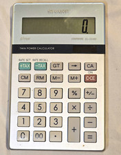 Sharp EL-334M Twin Power Desktop Calculator 1...