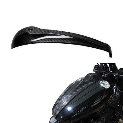 Carbon Fiber Gas Fuel Tank Console Cover for Harley 2018-2024 Fat Bob FXFB FXFBS