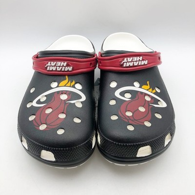 Crocs NBA Miami Heat Classic Clogs MENS 8 WOMENS 10 Black  display picture 1