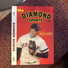 Roger Clemens Diamond Sports Red Hot Rocket Oddball