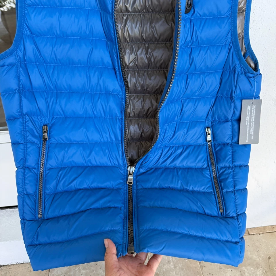 Michael Kors Men’s Puffer Vest in Sky Blue - NWT - Size XS - Lightweight - Image 4 of 4