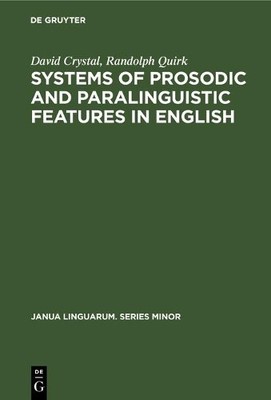 David Crystal R Systems of Prosodic and Paraling (Gebundene Ausgabe) (US IMPORT)