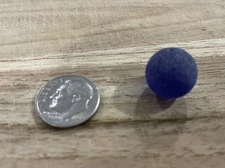 Sea glass - Cobalt Blue Marble - Lot # 404