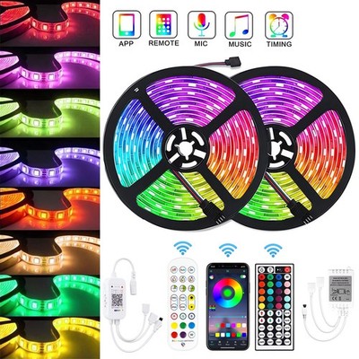 LED Stripe RGB Leiste Streifen Band Licht Wasserdicht Dimmbar Lichterkette 1-30m