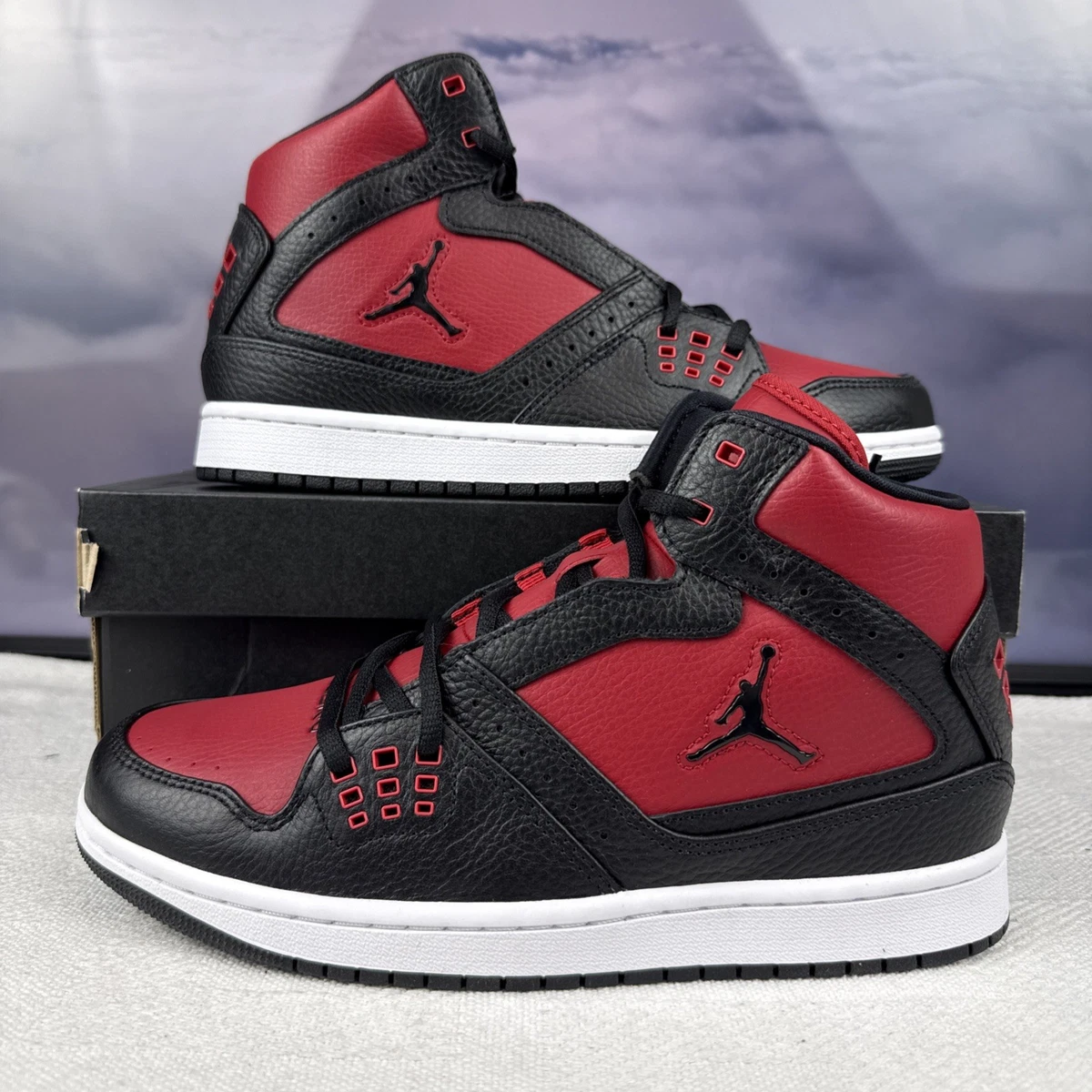Jordan 1 Flight White Black Red for Sale | Authenticity  Nike Air Jordan 1 Flight 2 Premium White-Black-Red 640603-101 Men\'s Size 13 main image 0