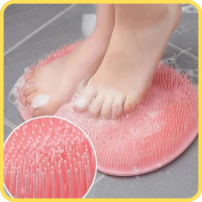''Peeling Fußbürste & Rückenschrubber - Anti-Rutsch Saugkraft, Tiefenreinigung''