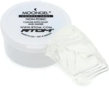 RTOM Moongel Drum Damper Pads - Clear (6-pack) (8-pack) Bundle