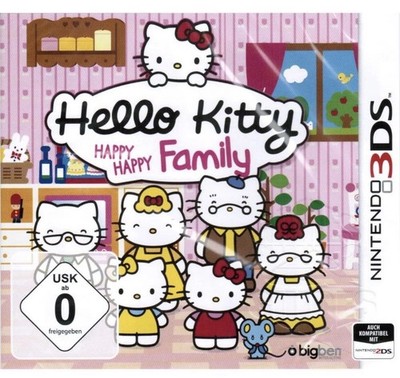 Hello Kitty Happy Happy Family komplett Deutsch Nintendo 2DS 3DS (XL), NEU/OVP