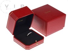 CARTIER MAILLON PANTHERE BAGUE TRAURING 4 DIAMANTEN EHERING 18K WHITE GOLD RING