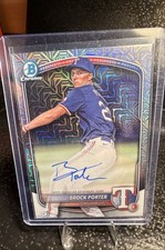 2025 Bowman ChromeMega Box Chrome Prospect Mojo Autographs Brock Porter #BMA-BP 