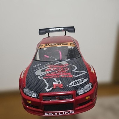 HPI Nitro RS4 Nissan Skyline GT-R D1 Drift 1/10 RC Car AS-IS