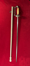 RARE CIVIL WAR M1840 FOOT OFFICER'S SWORD / BONE HANDLE / GERMAN / MAKER MARK