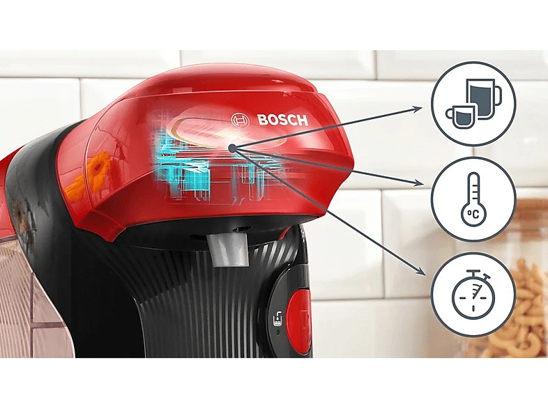 Cafetera de cápsulas-Bosch Tassimo Style TAS113E, 3.3bar, 0.7l, 1.400W,Intellibr - Imagen 4 de 4