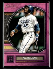 Bo Jackson 2025 Topps Museum Collection Baseball Pink Sapphire 049/199 [klsB56