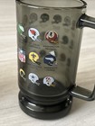 Vtg 70s NFL Smoked Glass Team Helmets Beer Mugs Set Of 4 — photo 5