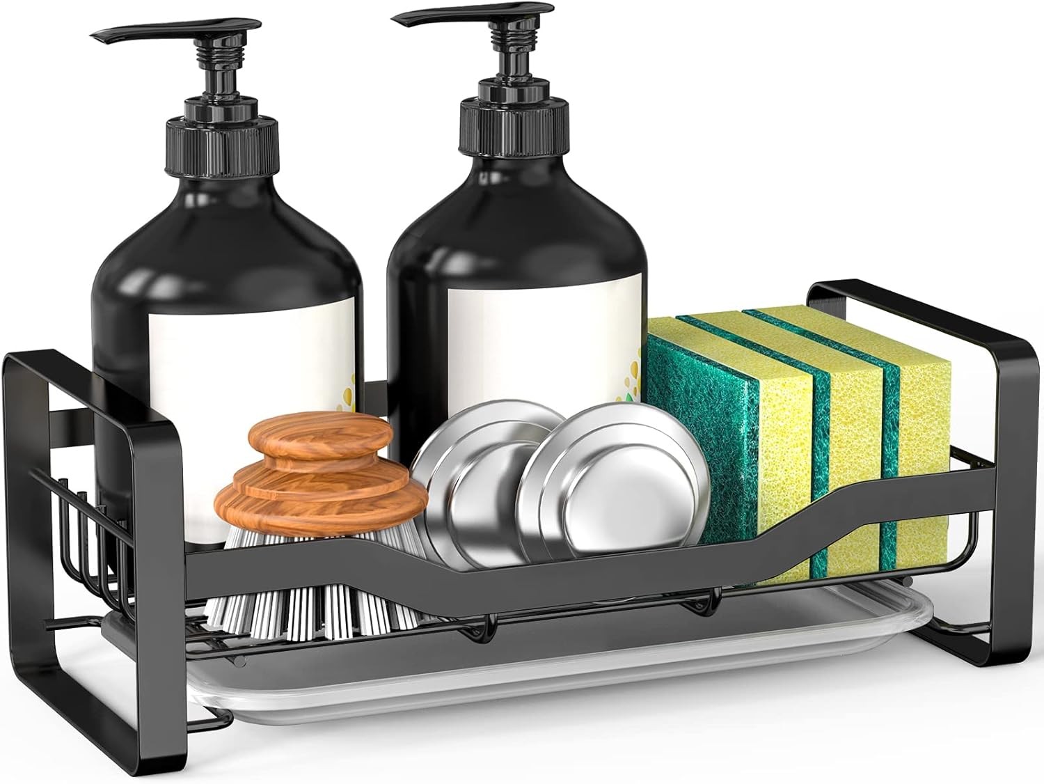 Sink Caddy Sponge Holder,Sponge Holder for Kitchen Sink