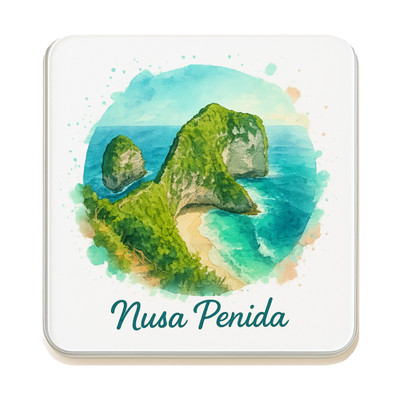 Nusa Penida, Indonesien Kühlschrankmagnet: Niedliches handgefertigtes Reise-Souvenir-Geschenk