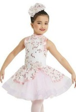 Dance Costume Small Child Pink Weissman 11807 Ballet YAGP Sequin Tutu Dress