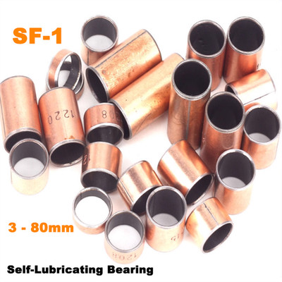 SF-1 Selbstschmierende Verbundlagerbuchse Hülse Stahl Lager ID 3mm-80mm