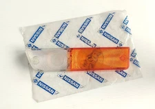 NOS/JAPAN FRONT INDICATOR TURN LIGHT LENS.. RH For DATSUN 160J, BLUEBIRD 510