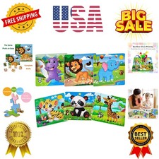 Puzzles for Kids Ages 3-5 Toddler Wooden Toys Montessori Learning Education P...