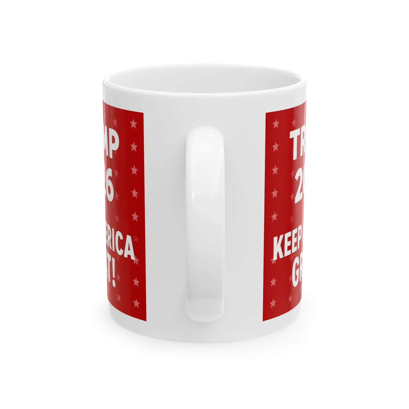 Red Donald Trump 2026 Keep America Great - Patriotic Coffee Mug