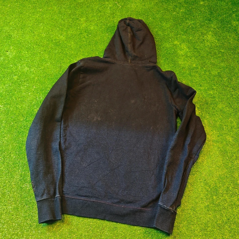 Sweat à capuche homme G-star Medium Distressed délavé noir bleu foncé pull go... - Photo 2/4